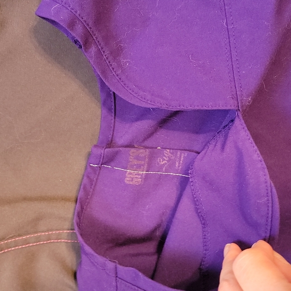 XSmall to medium sized scrub tops, some taken in in back to be form fitting - Picture 4 of 5